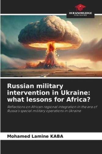 Russian Military Intervention in Ukraine
