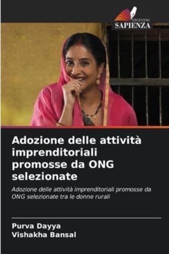 Adozione Delle Attività Imprenditoriali Promosse Da ONG Selezionate