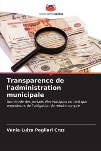 Transparence De L'administration Municipale