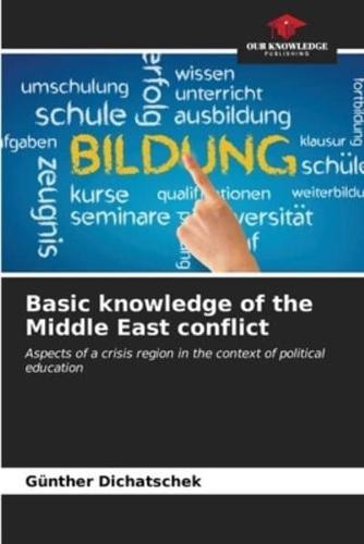 Basic Knowledge of the Middle East Conflict