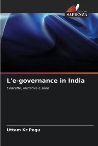L'e-Governance in India