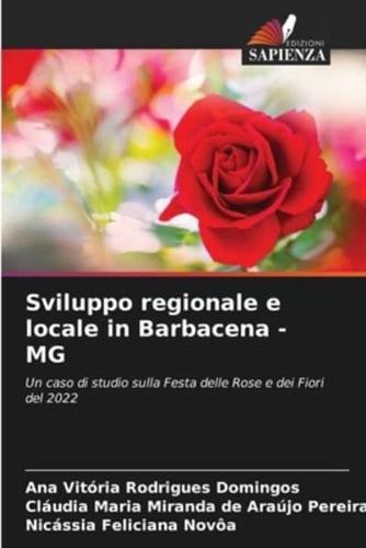 Sviluppo Regionale E Locale in Barbacena - MG
