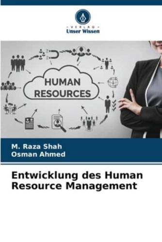 Entwicklung Des Human Resource Management