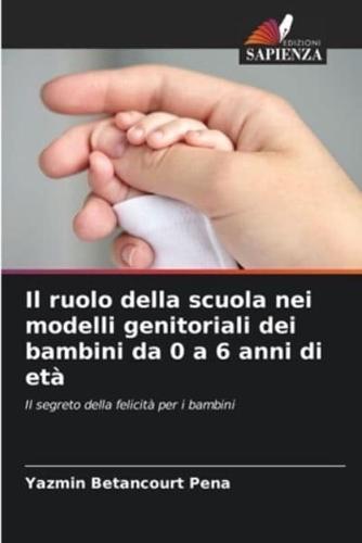 Il Ruolo Della Scuola Nei Modelli Genitoriali Dei Bambini Da 0 a 6 Anni Di Età