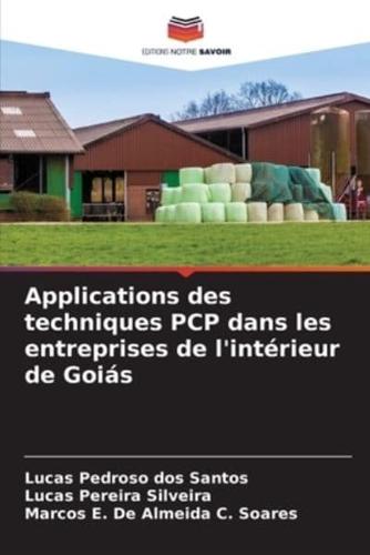 Applications Des Techniques PCP Dans Les Entreprises De L'intérieur De Goiás