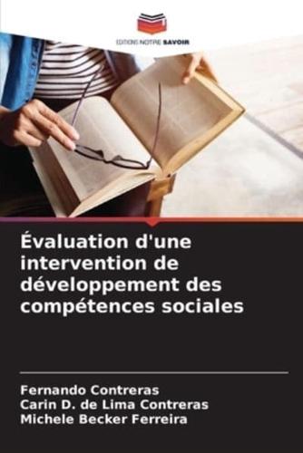 Évaluation D'une Intervention De Développement Des Compétences Sociales