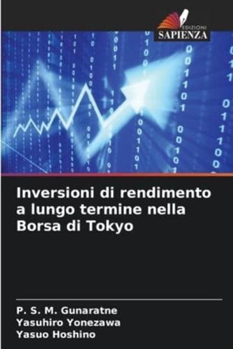 Inversioni Di Rendimento a Lungo Termine Nella Borsa Di Tokyo