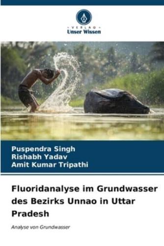 Fluoridanalyse Im Grundwasser Des Bezirks Unnao in Uttar Pradesh
