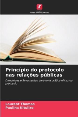 Princípio Do Protocolo Nas Relações Públicas