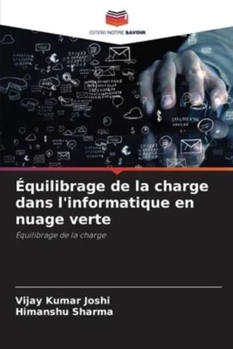 Équilibrage De La Charge Dans L'informatique En Nuage Verte