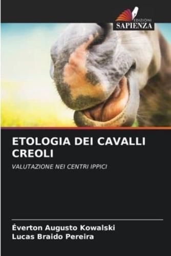 Etologia Dei Cavalli Creoli