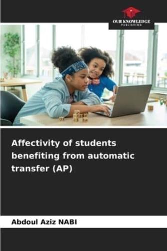 Affectivity of Students Benefiting from Automatic Transfer (AP)