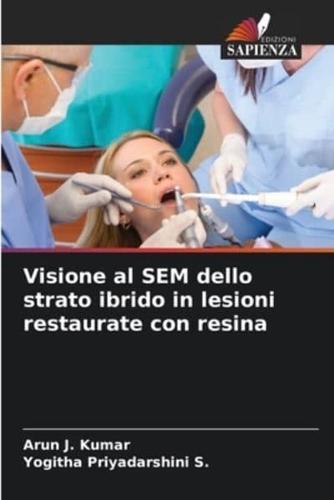 Visione Al SEM Dello Strato Ibrido in Lesioni Restaurate Con Resina