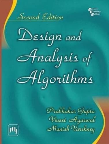 Design and Analysis of Algorithms