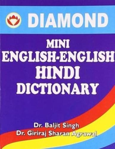 Mini English-English-Hindi Dictionary