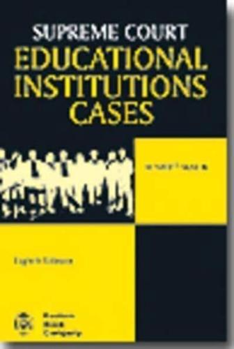 Supreme Court Educational Institutions Cases