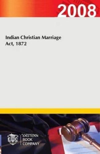 Indian Christian Marriage Act, 1872
