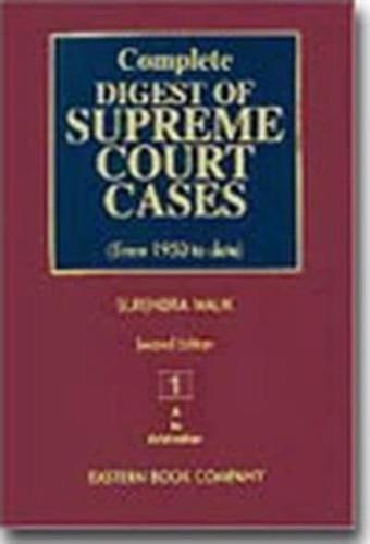 Complete Digest of Supreme Court Cases: Since 1950 to Date V. 1