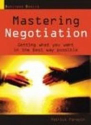 Mastering Negotiation