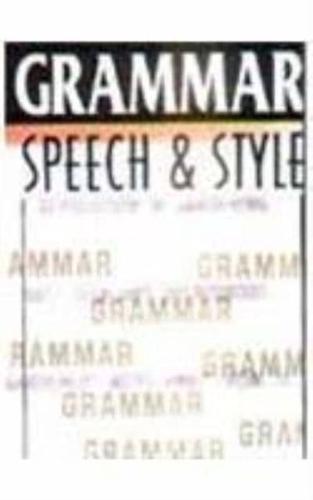 Book of Grammar Speech and Style
