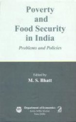 Poverty and Food Security in India