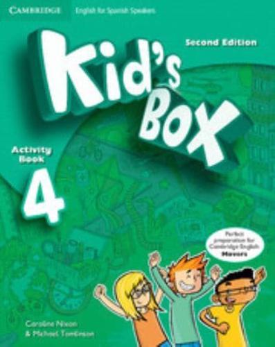 Kid's Box Level 4 Activity Book With CD ROM and My Home Booklet English for Spanish Speakers