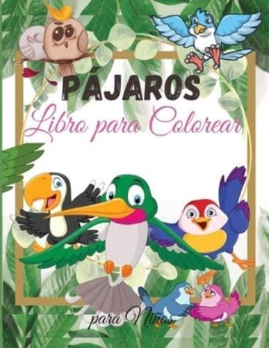 Pájaros Libro Para Colorear Para Niños