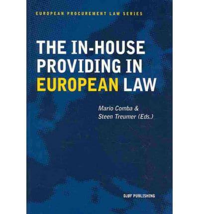 The In-House Providing in European Law