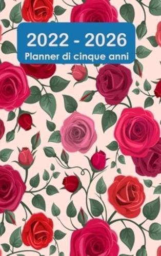 2022-2026 Planner di cinque anni: Hardcover - Calendario di 60 mesi, calendario di 5 anni di appuntamento, pianificatori di business, programmi agenda Organizer Logbook e Journal (mensile Planner)