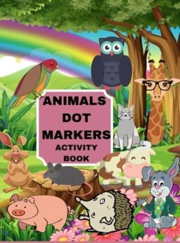 Animals Dot Markers Activity Book