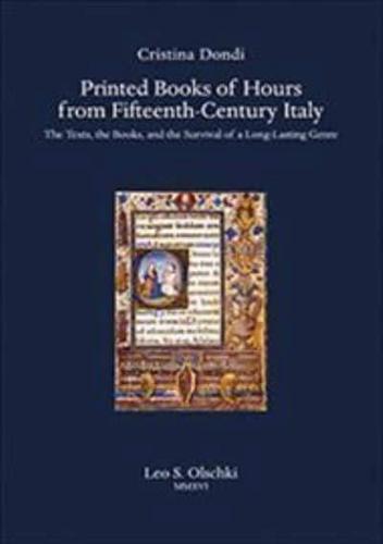 Printed Books of Hours from Fifteenth-Century Italy