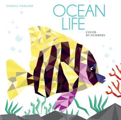 Ocean Life: Color by Numbers Geometrical Artworks