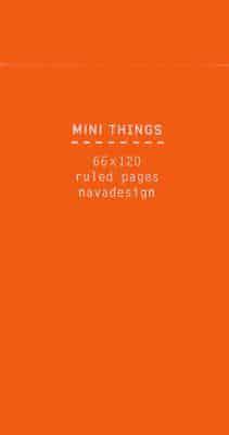 Mini Things Notebook Orange