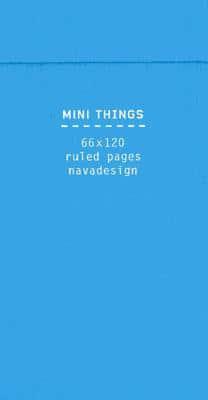 Mini Things Notebook Turquoise