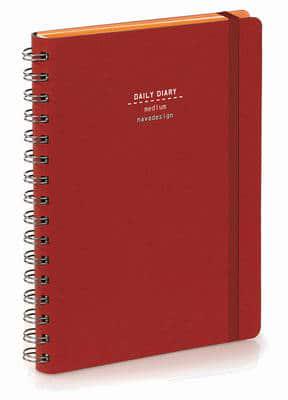 EY110R.16 2016 DAILY DIARY MEDIUM RED