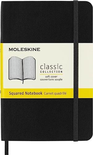 Moleskine Classic - Black / Pocket / Soft Cover / Squared