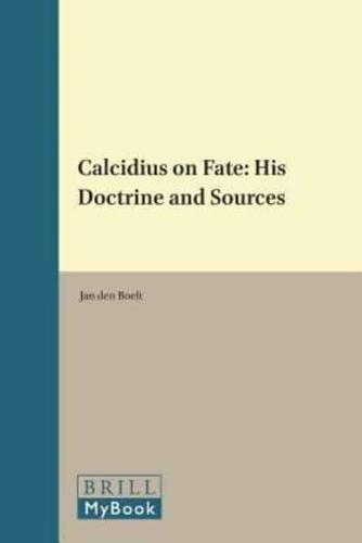 Calcidius on Fate