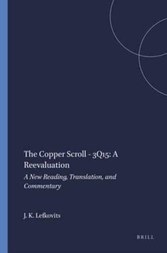 The Copper Scroll - 3Q15: A Reevaluation