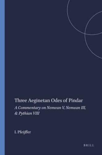 Three Aeginetan Odes of Pindar