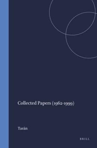 Collected Papers (1962-1999)