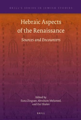 Hebraic Aspects of the Renaissance