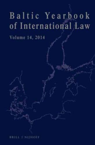 Baltic Yearbook of International Law, Volume 14 (2014)