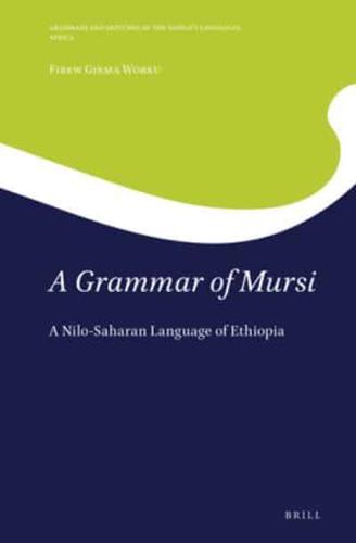 A Grammar of Mursi