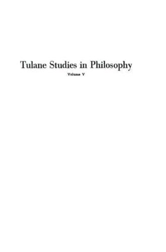 Contributions by E.G.Ballard; R.L.Barber; J.K.Feibleman; C.H.Hamburg; H.N.Lee; P.G.Morrison; L.N.Roberts; R.C.Whittemore