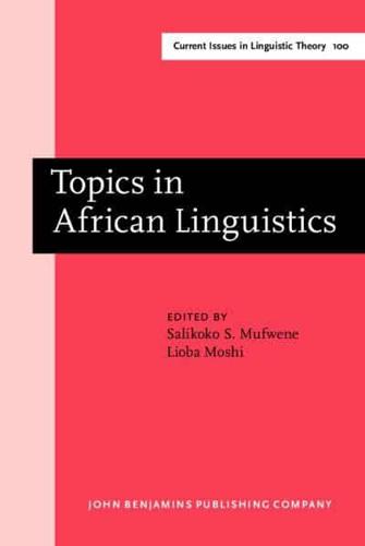 Topics in African Linguistics