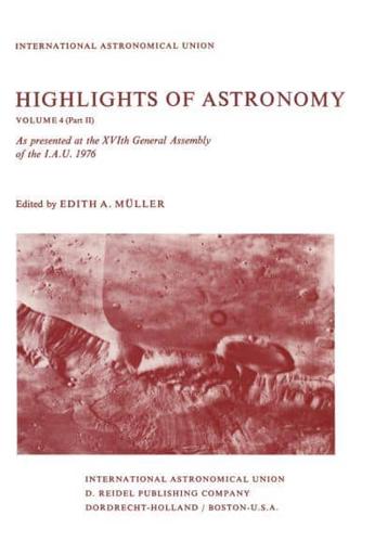 Highlights of Astronomy