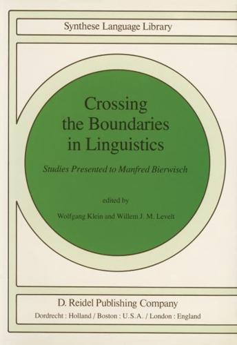 Crossing the Boundaries in Linguistics