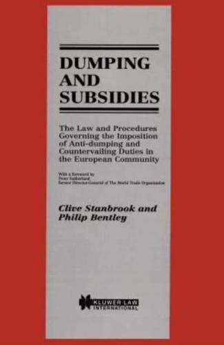 Dumping and Subsidies