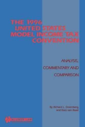 The 1996 United States Model Income Tax Convention