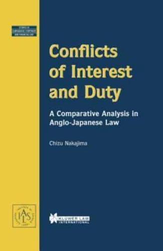 Conflicts of Interest and Duty
